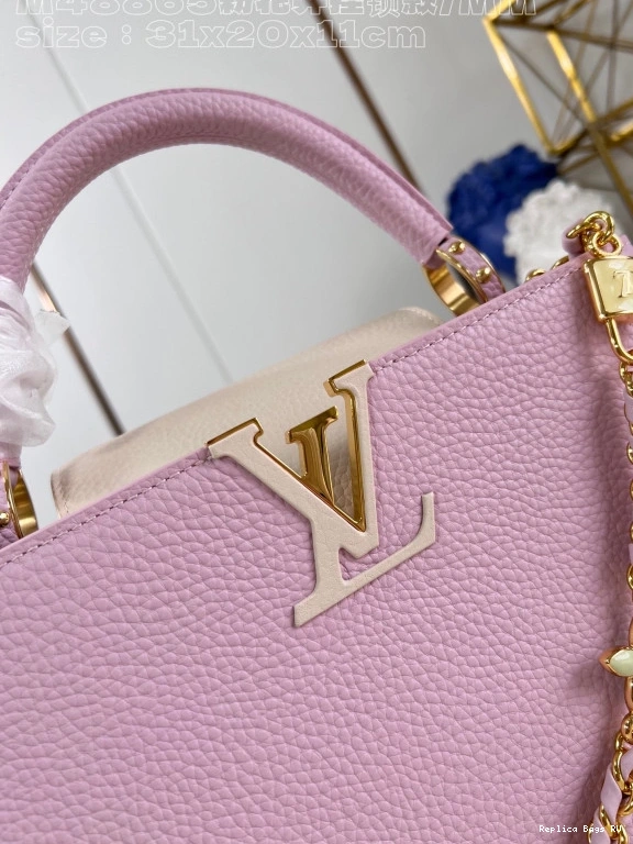 Affordable LOUIS VUITTON CAPUCINES BB-31.5*20*11CM 0713